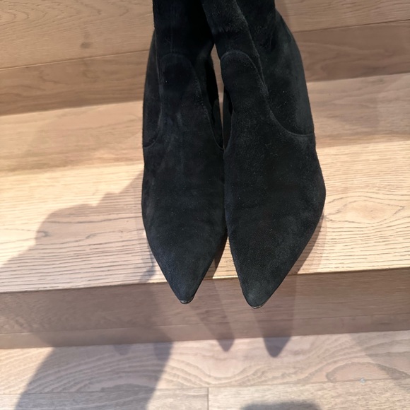 Stuart weitzman suede sock ankle boots - Picture 5 of 8
